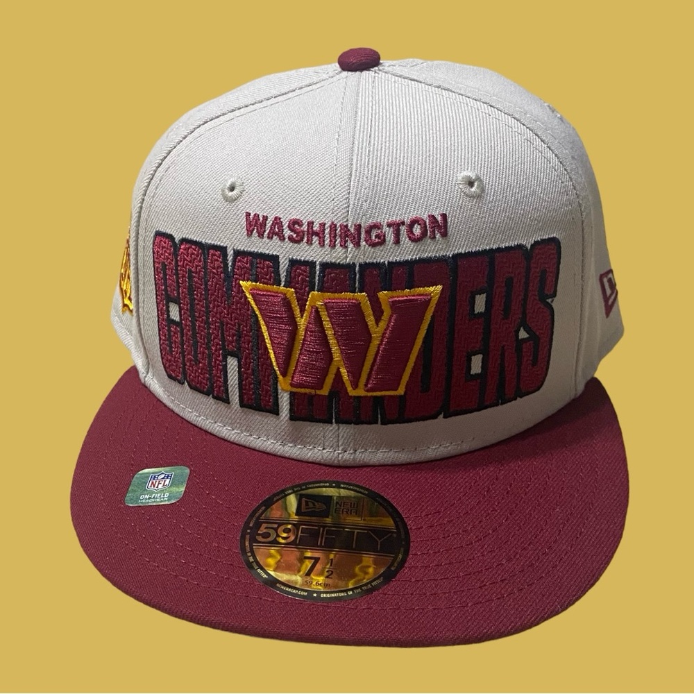 New Era 2023 NFL Draft Washington Commanders Fitted Hat